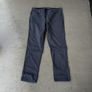 Western Rise Diversion Classic Pants 34x31 Navy Slim Travel Performance Stretch